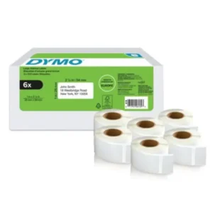etikett dymo retur 25x54 mm 12rl/krt