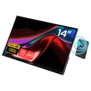verbatim 14″ portabel pekskärm full hd, inkl. powerbank